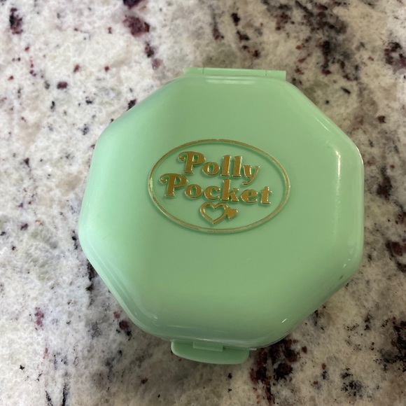 Mattel Other - Polly Pocket Green Polly's School Compact 1990